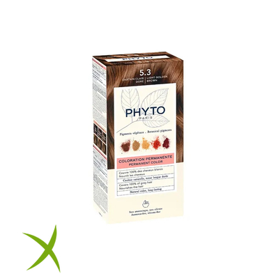 Phyto Phytocolor 5.3 Castano Chiaro Dorato Colorazione Permanente Per Capelli