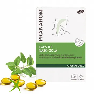 Pranarom Aromaforce Bio Naso e Gola 30 Capsule