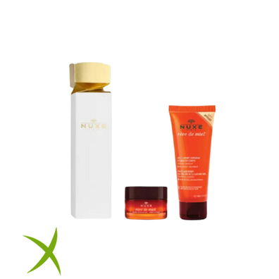 Nuxe Cracker Reve de Miel Baume Levres 15g + Reve de Miel Doccia Gel Lavant Surgrass 100ml