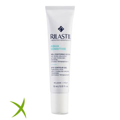 Rilastil Aqua Sensitive Gel Contorno Occhi 15 ml 