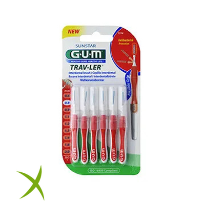 Gum Trav-ler 0,8 Scovolino 4 + 2 Pezzi