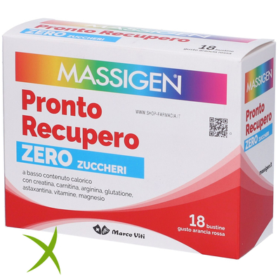 Massigen Pronto Recupero Senza Zucchero 18 Bustine 