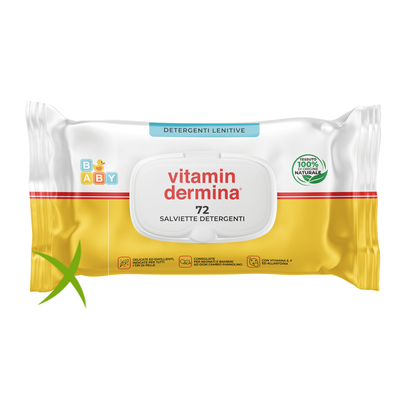 Vitamindermina Salviette Detergenti 72 Pezzi