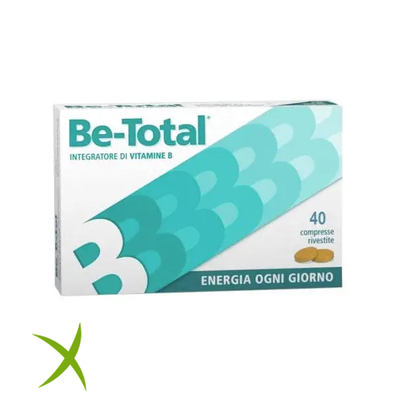 Be-Total Vitamina B/B3/B12 Acido Folico Energia Per Adulti 40 Compresse