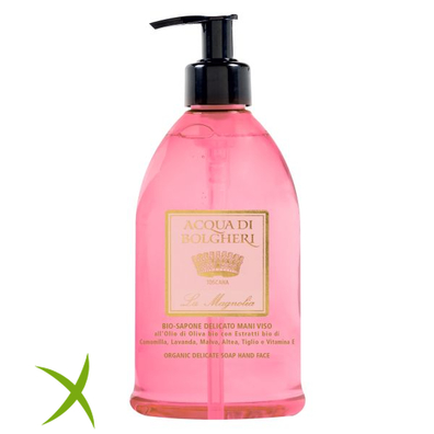 Acqua di Bolgheri Bio Sapone Delicato Mani Viso la Magnolia 500 ml