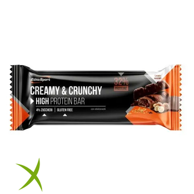 EthicSport Creamy&Crunchy Barretta Cacao E Nocciola 30g