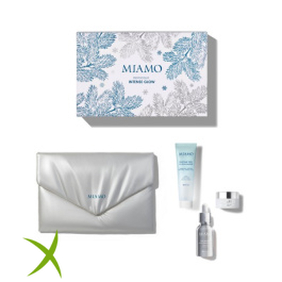Miamo Cofanetto Protocollo Intense Glow 1 Age Reverse Glow Primer Serum 30ml + 1 Enzyme Peel o2 Glow Masque 25 ml + 1 Age Reverse Masque 10 ml
