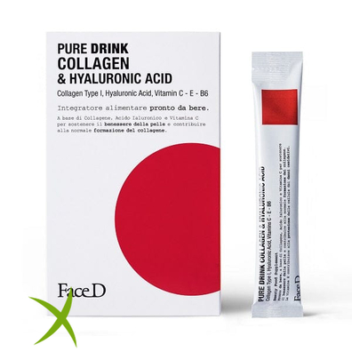 Face D Pure Drink Collagene & Acido Ialuronico 30x15  ml