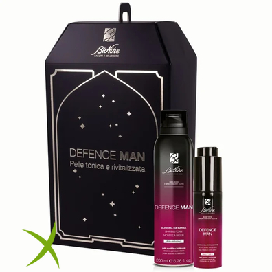 Bionike Defence Man Schiuma da Barba Antiirritazioni 200 ml + Crema Gel Rivitalizzante 50 ml