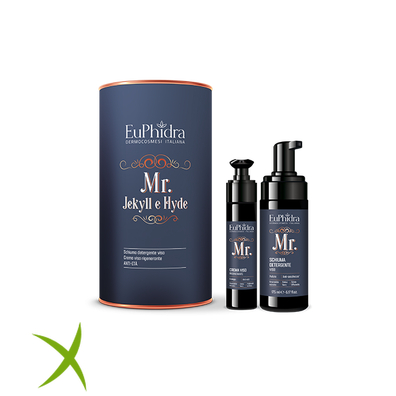 Euphidra Cofanetto MR Jekyll e Hyde 1 Schiuma Detergente Viso 175 ml + 1 Shampoo Balsamo 50 ml