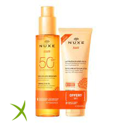 Nuxe Sun Olio Spf50 150 ml + Doposole 100 ml