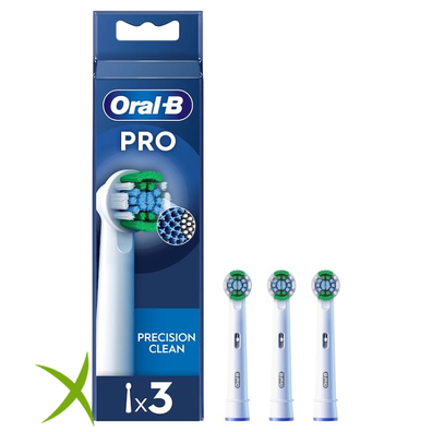 Oral-B Power Refill EB20-3 Testine Precision Clean 3 Pezzi