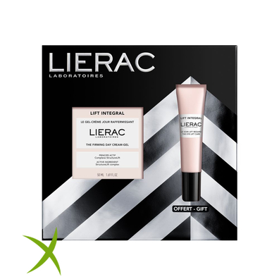 Lierac Set Natale 2025 Lift Integral Gel-Crema Giorno 50ml + Crema Occhi 15ml 