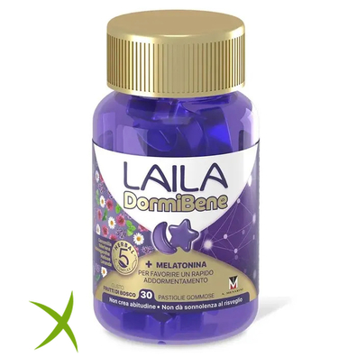 Laila DormiBene Per il Sonno 30 Pastiglie Gommose
