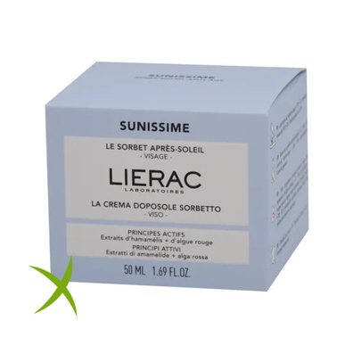 Lierac Sunissime Crema Doposole Sorbetto Viso 50 ml