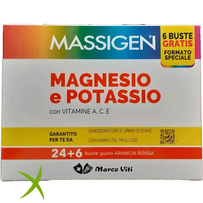 Massigen Magnesio Potassio 30 Bustine 