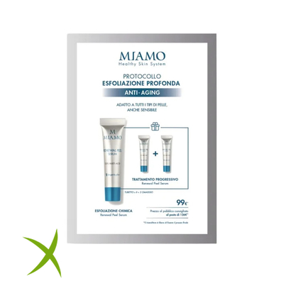 Miamo Cofanetto 2025 Esfoliante Anti Aging 1 Renewal Peel 8 Tubi da 5ml + 2 Renewal Peel 5ml Omaggio