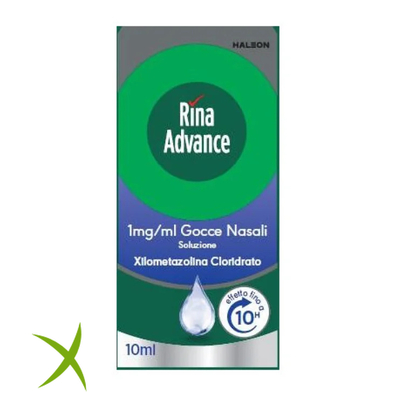 Rina Advance Naso Chiuso Gocce Nasali Soluzione 10 ml
