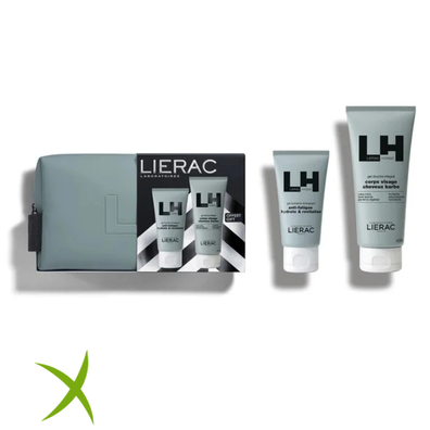Lierac Set Natale Homme Gel Idratante 50 ml + Gel Doccia 200ml