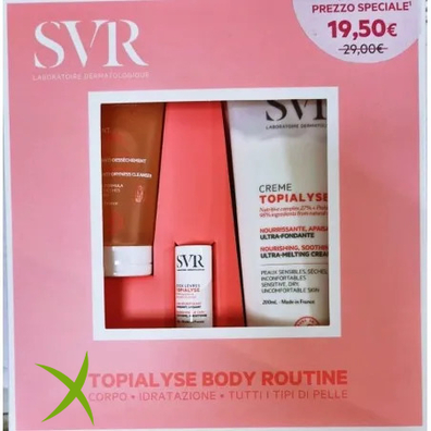 Svr Topialyse Set Creme 200ml + Stick Levres 4,8g + Gel Lavant 55ml