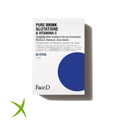 Face D Pure Drink Glutatione & Vitamina C 30 Stick da 15 ml