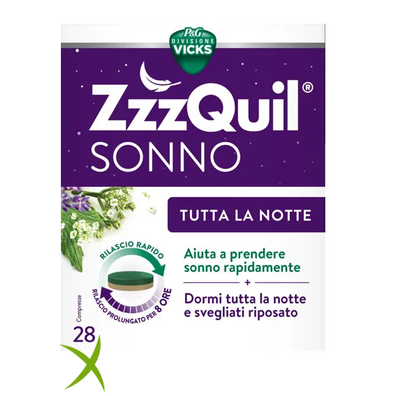 Vicks Zzzquil Sonno tutta la Notte 28 Compresse