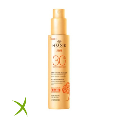 Nuxe Sun Spray Solare Viso Corpo Spf30 150 ml