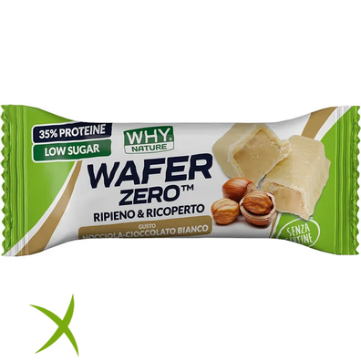 Why Nature Wafer Zero Nocciola-Cioccolato Bianco 35g