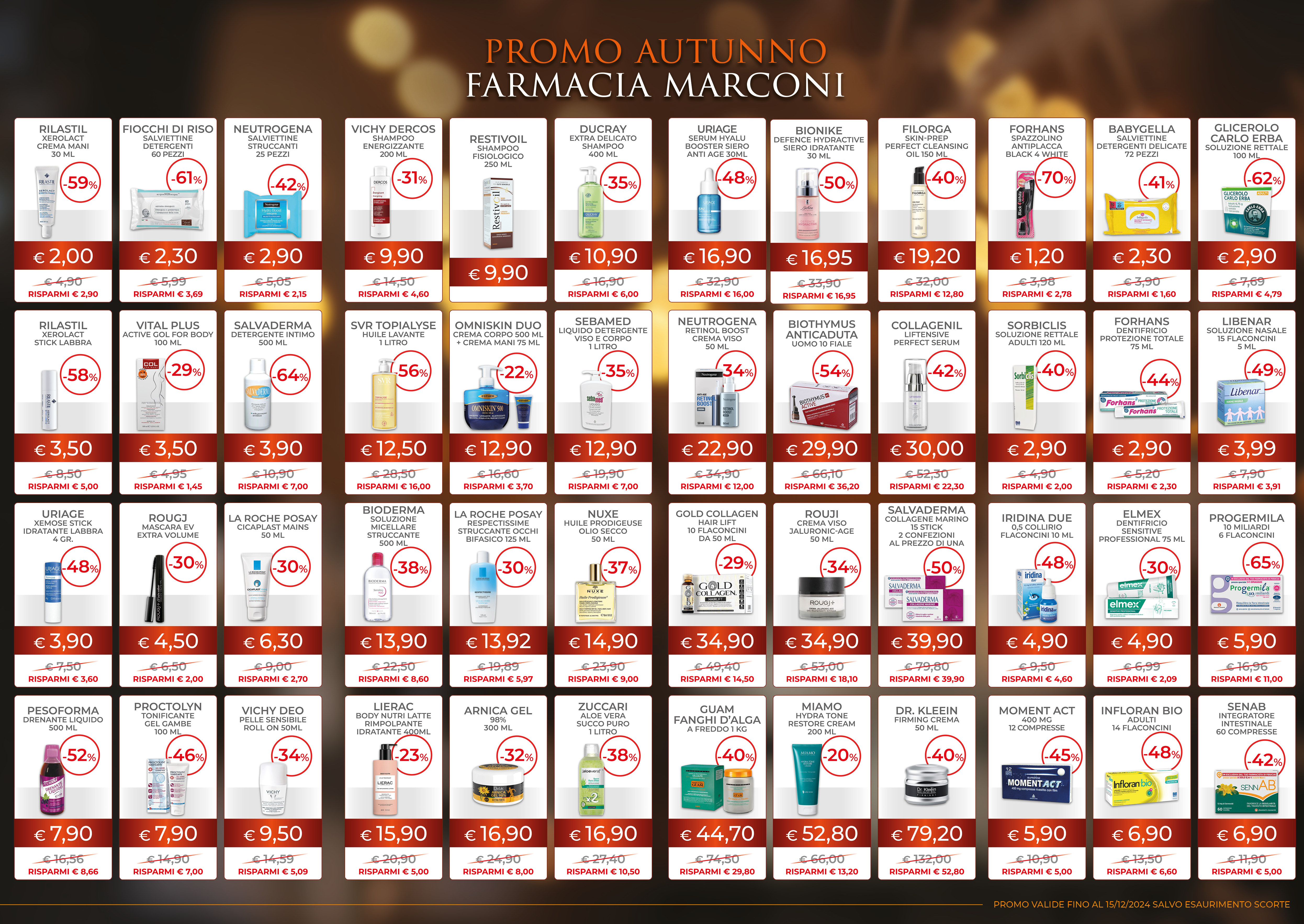 Campagna Autunno 2024 Farmacia Marconi
